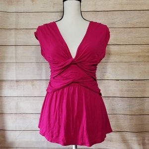 RicRac pink knit top sleeveless (25-010)